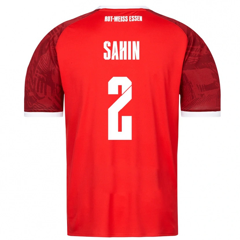 Danxen Criança Camisola Can Sahin #2 Vermelho Borgonha Branco Alternativa 2025/26 Camisa Brasil