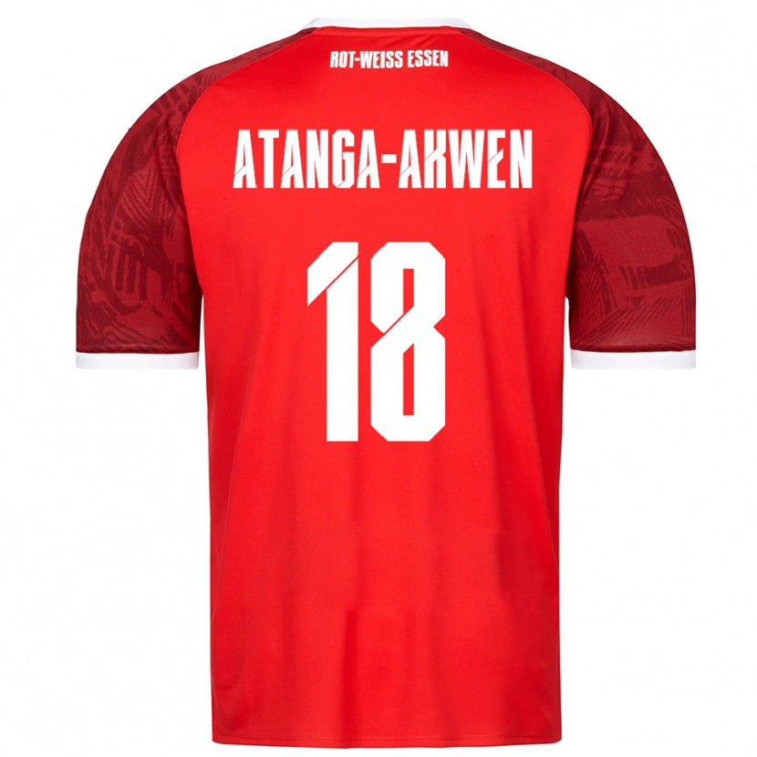 Danxen Criança Camisola Randy-Tamufor Atanga-Akwen #18 Vermelho Borgonha Branco Alternativa 2025/26 Camisa Brasil