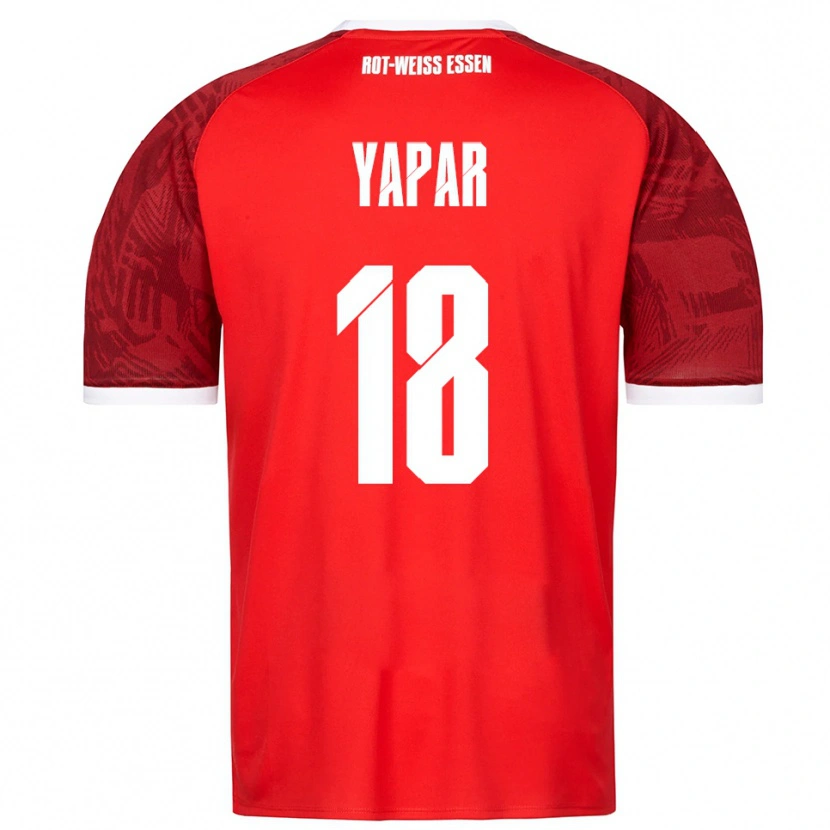 Danxen Criança Camisola Atilla Yapar #18 Vermelho Borgonha Branco Alternativa 2025/26 Camisa Brasil