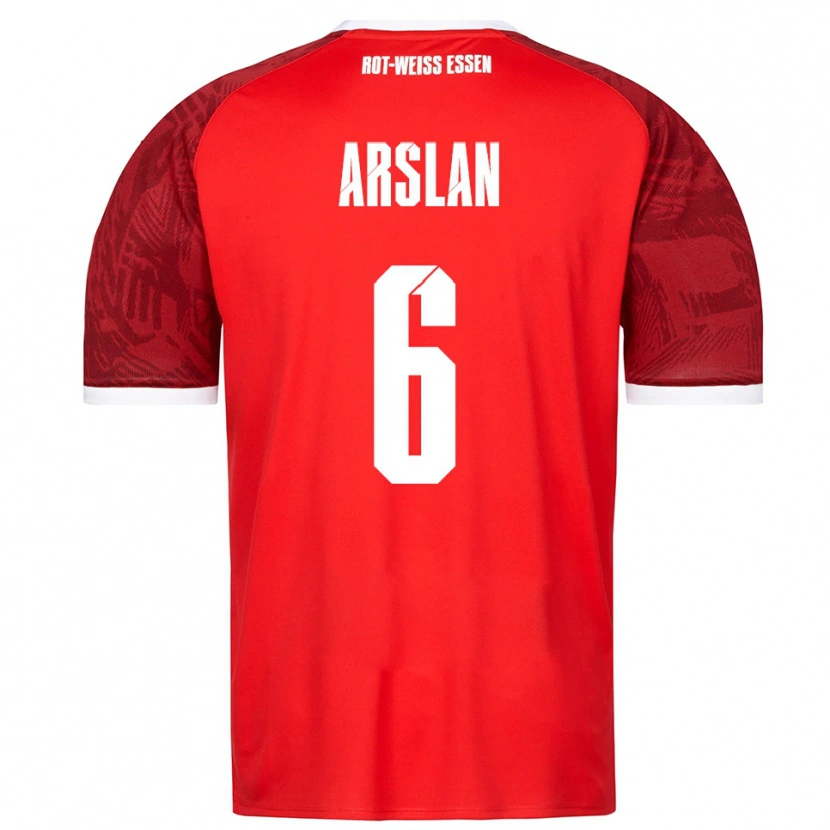 Danxen Criança Camisola Ahmet Arslan #6 Vermelho Borgonha Branco Alternativa 2025/26 Camisa Brasil