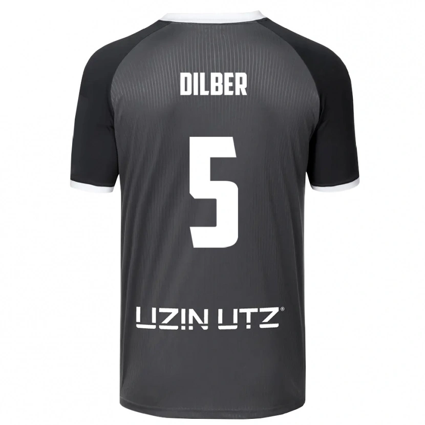 Danxen Criança Camisola Mirko Dilber #5 Cinzento Branco Alternativa 2025/26 Camisa Brasil