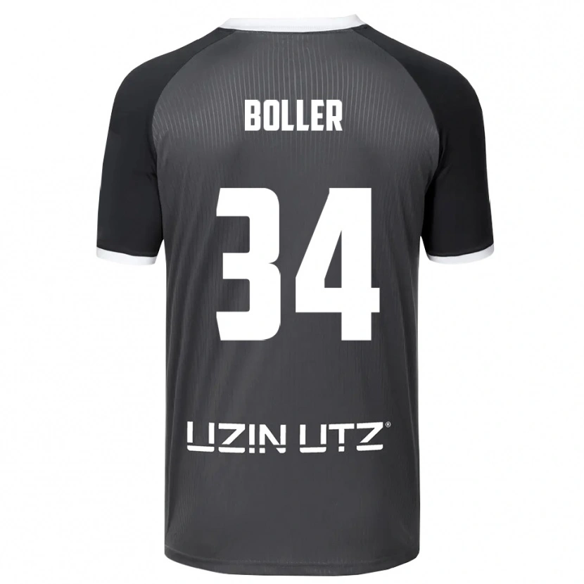 Danxen Criança Camisola Jan Boller #34 Cinzento Branco Alternativa 2025/26 Camisa Brasil