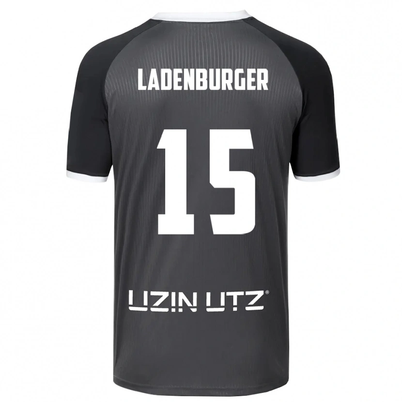 Danxen Criança Camisola Linus Ladenburger #15 Cinzento Branco Alternativa 2025/26 Camisa Brasil