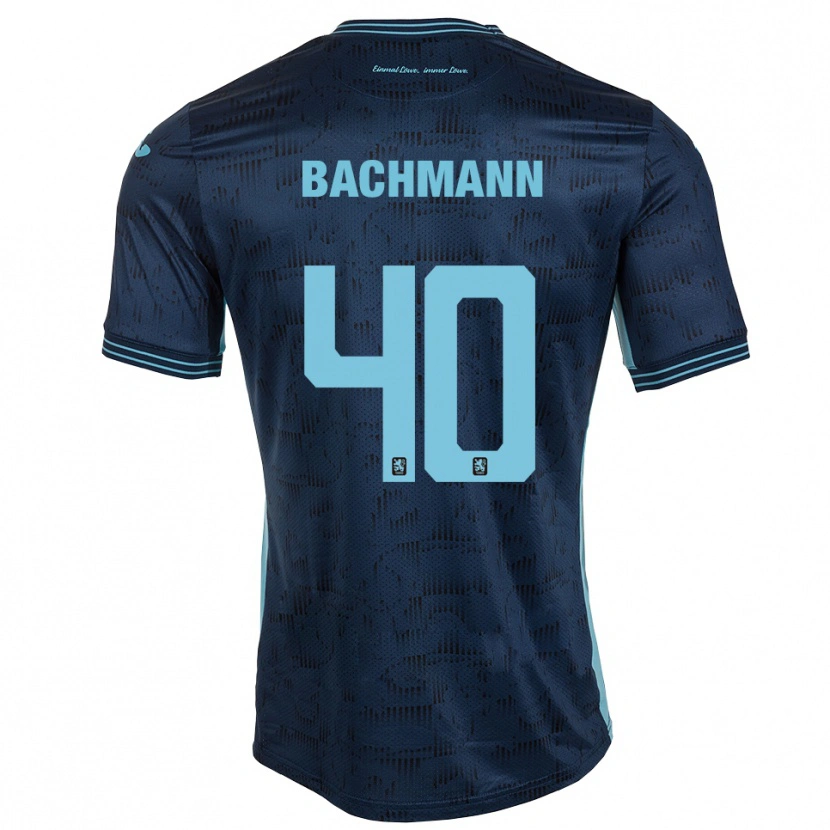 Danxen Criança Camisola Paul Bachmann #40 Azul Royal Alternativa 2025/26 Camisa Brasil