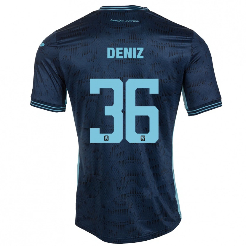 Danxen Criança Camisola Tunay Deniz #36 Azul Royal Alternativa 2025/26 Camisa Brasil