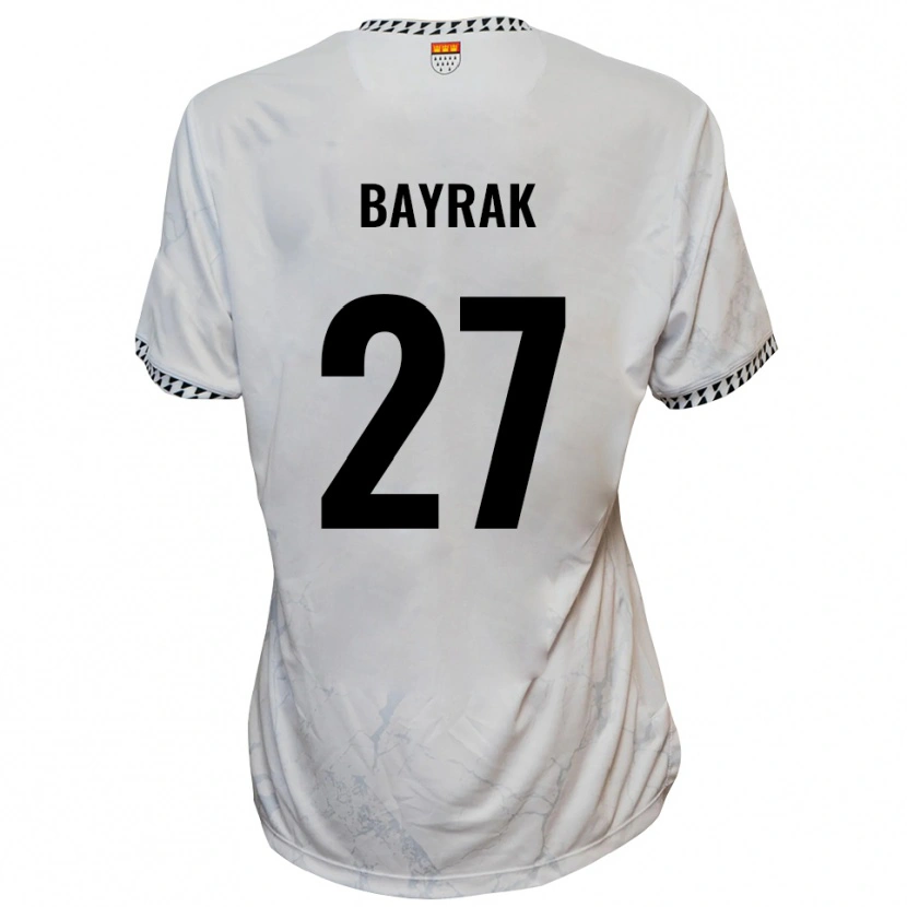Danxen Criança Camisola Boran Bayrak #27 Branco Preto Alternativa 2025/26 Camisa Brasil