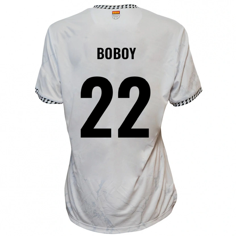 Danxen Criança Camisola Verthomy Boboy #22 Branco Preto Alternativa 2025/26 Camisa Brasil