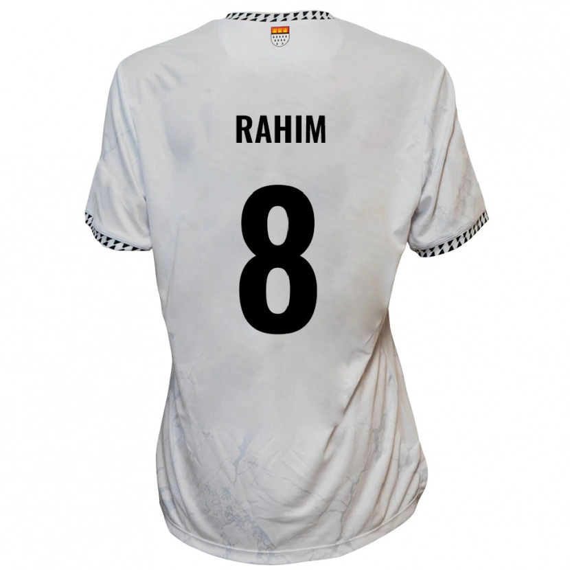 Danxen Criança Camisola Pawel Rahim #8 Branco Preto Alternativa 2025/26 Camisa Brasil
