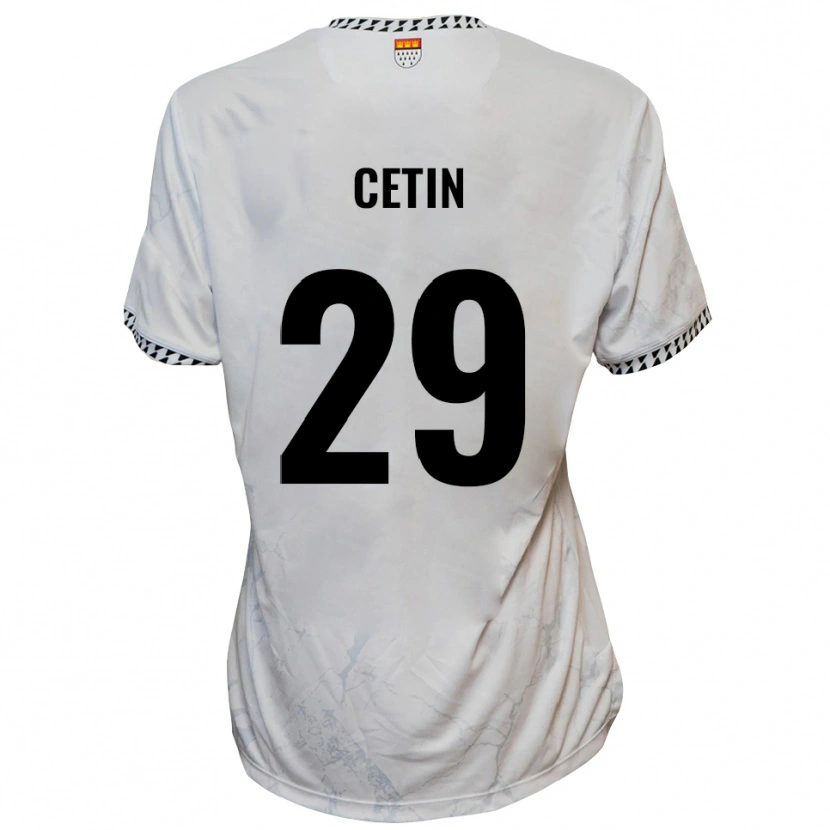 Danxen Criança Camisola Erkan Cetin #29 Branco Preto Alternativa 2025/26 Camisa Brasil
