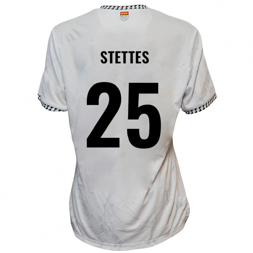 Danxen Criança Camisola Severin Stettes #25 Branco Preto Alternativa 2025/26 Camisa Brasil