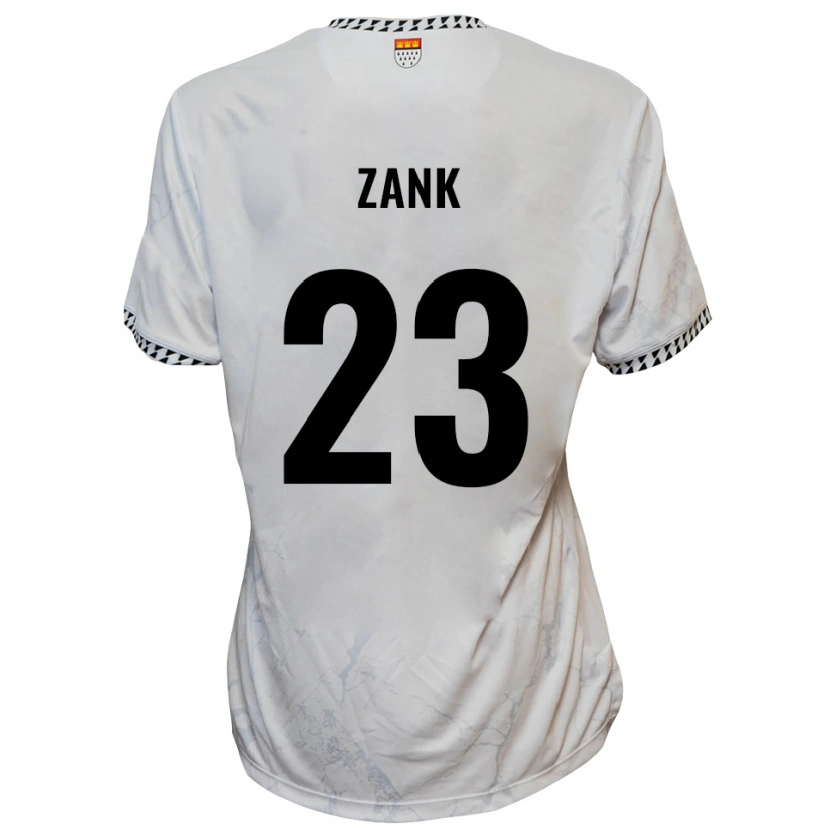 Danxen Criança Camisola Benjamin Zank #23 Branco Preto Alternativa 2025/26 Camisa Brasil