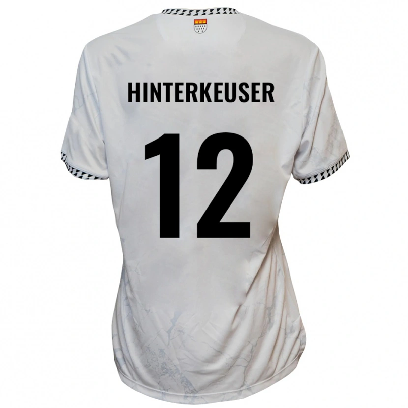 Danxen Criança Camisola Thomas Hinterkeuser #12 Branco Preto Alternativa 2025/26 Camisa Brasil