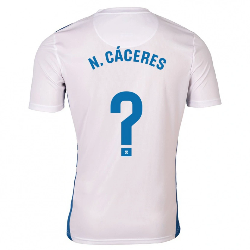 Danxen Homem Camisola Nayluisa Cáceres #0 Branco Azul Principal 2025/26 Camisa Brasil