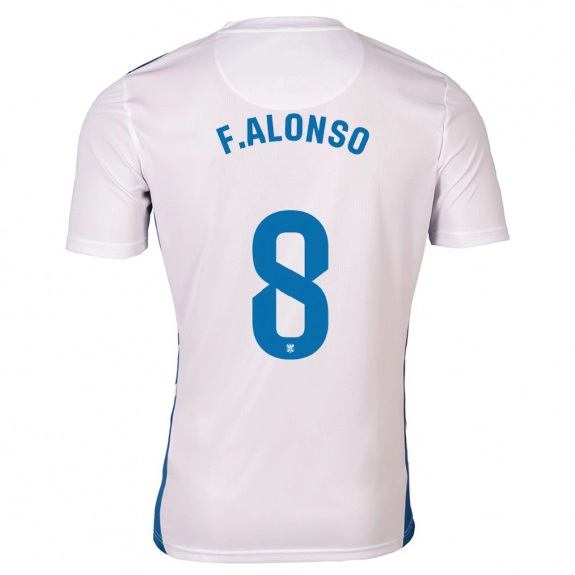 Danxen Homem Camisola Félix Alonso #8 Branco Azul Principal 2025/26 Camisa Brasil