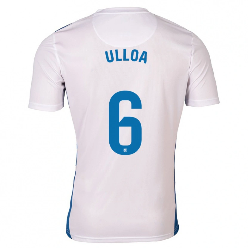 Danxen Homem Camisola Alberto Ulloa #6 Branco Azul Principal 2025/26 Camisa Brasil