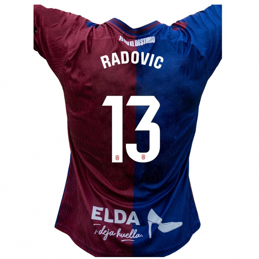 Danxen Homem Camisola Danilo Radovic #13 Azul Vermelho Principal 2025/26 Camisa Brasil