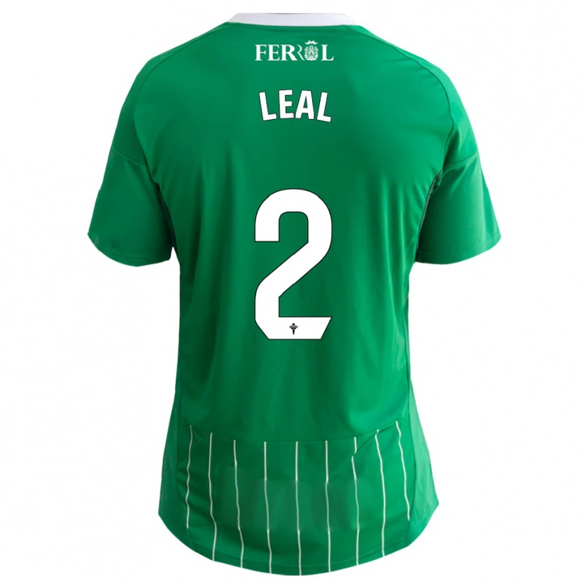 Danxen Homem Camisola Miguel Leal #2 Verde Branco Principal 2025/26 Camisa Brasil
