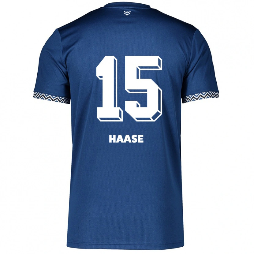 Danxen Homem Camisola Leo Haase #15 Azul Marinho Branco Principal 2025/26 Camisa Brasil