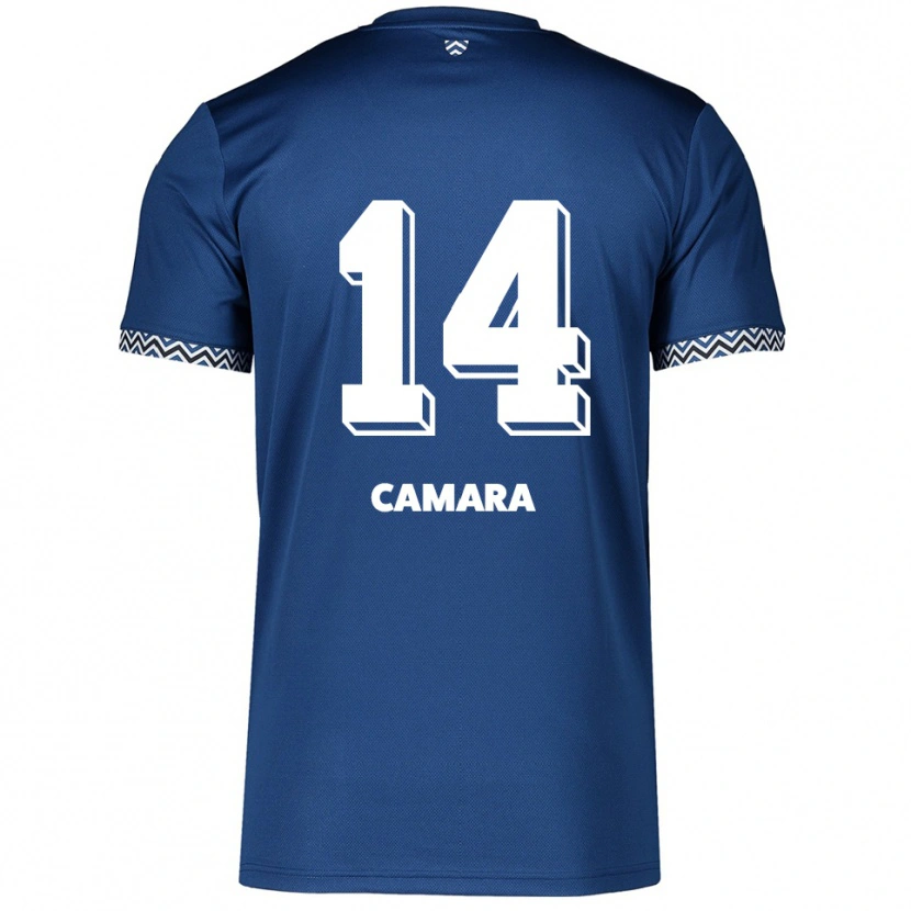 Danxen Homem Camisola Fode Camara #14 Azul Marinho Branco Principal 2025/26 Camisa Brasil