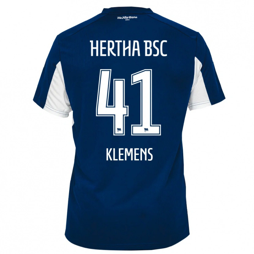 Danxen Homem Camisola Pascal Klemens #41 Branco Azul Principal 2025/26 Camisa Brasil