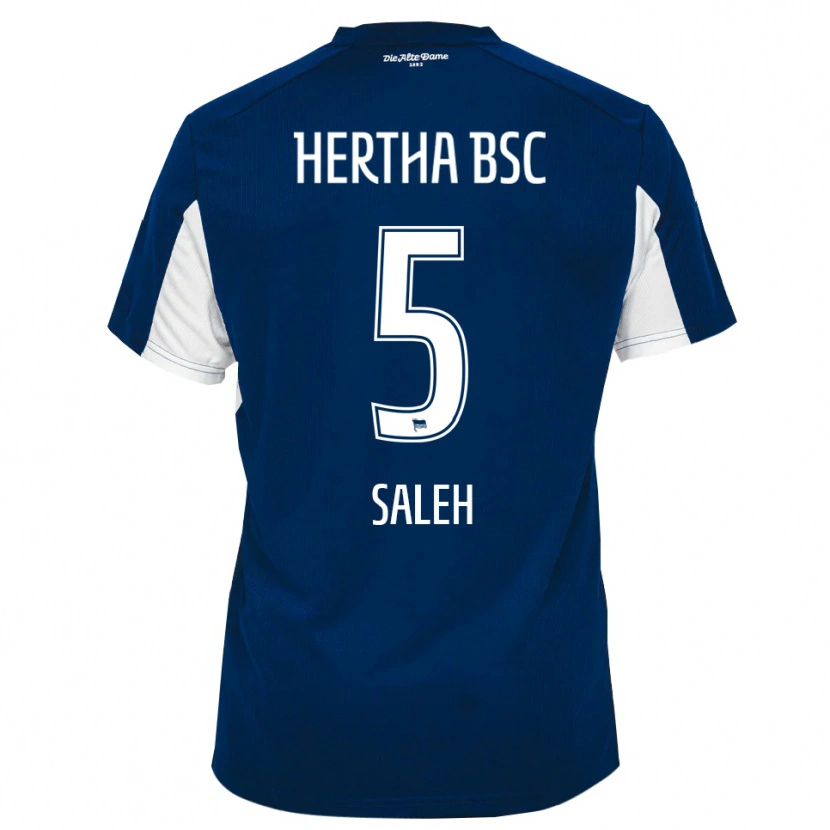 Danxen Homem Camisola Ibrahim Saleh #5 Branco Azul Principal 2025/26 Camisa Brasil