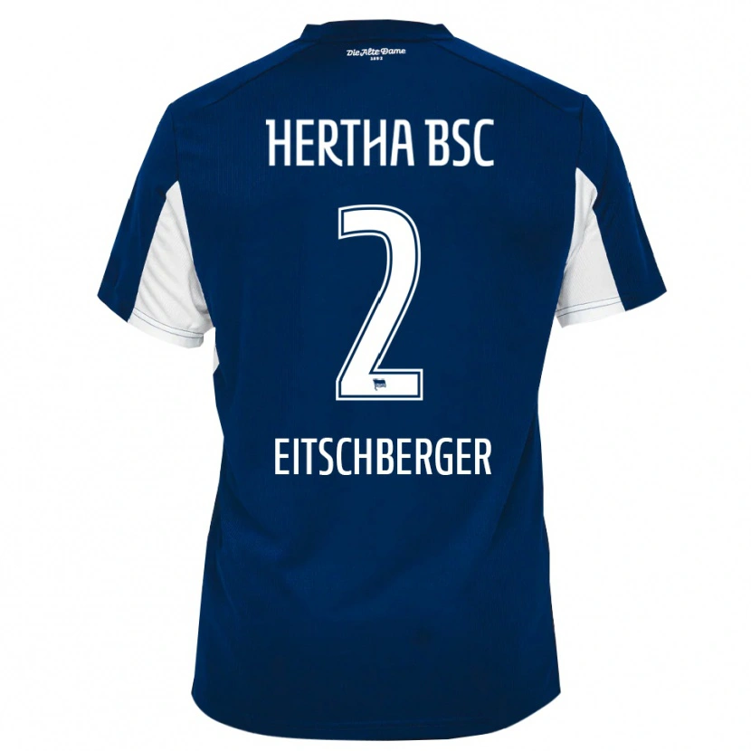 Danxen Homem Camisola Julian Eitschberger #2 Branco Azul Principal 2025/26 Camisa Brasil