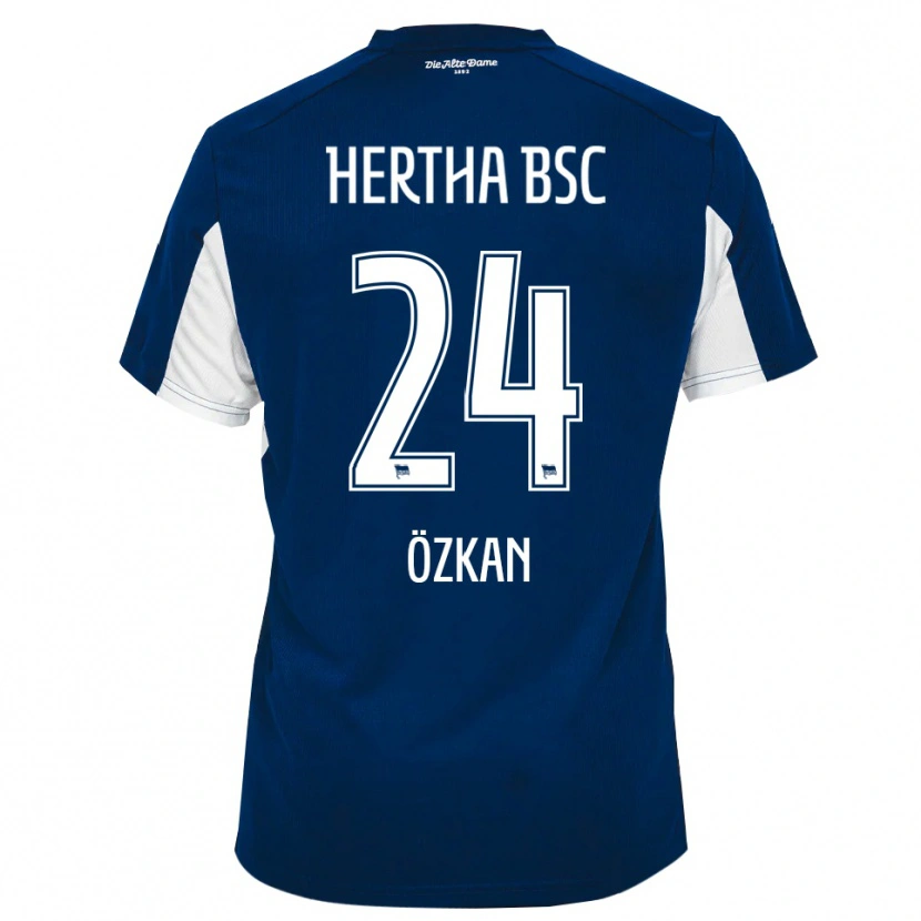 Danxen Homem Camisola Muhammed Özkan #24 Branco Azul Principal 2025/26 Camisa Brasil