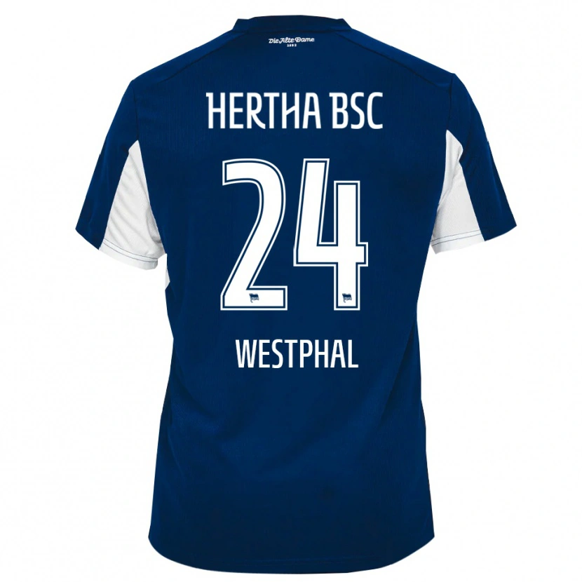 Danxen Homem Camisola Anouk Westphal #24 Branco Azul Principal 2025/26 Camisa Brasil