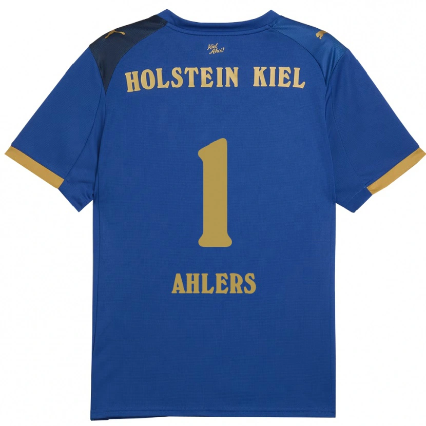 Danxen Homem Camisola Noah Ahlers #1 Azul Dourado Principal 2025/26 Camisa Brasil