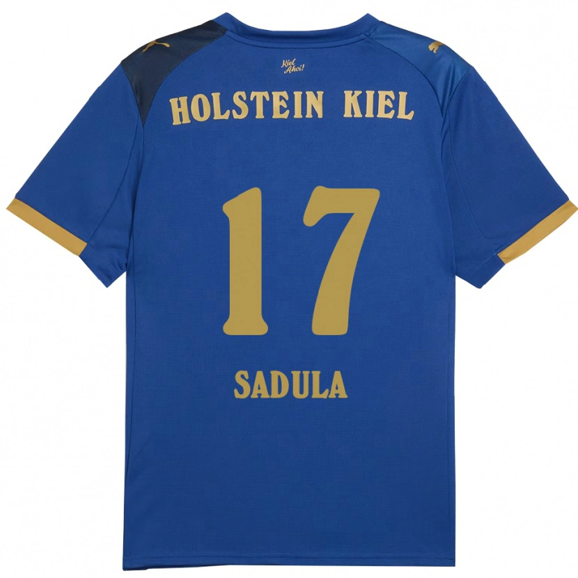 Danxen Homem Camisola Orhun Sadula #17 Azul Dourado Principal 2025/26 Camisa Brasil