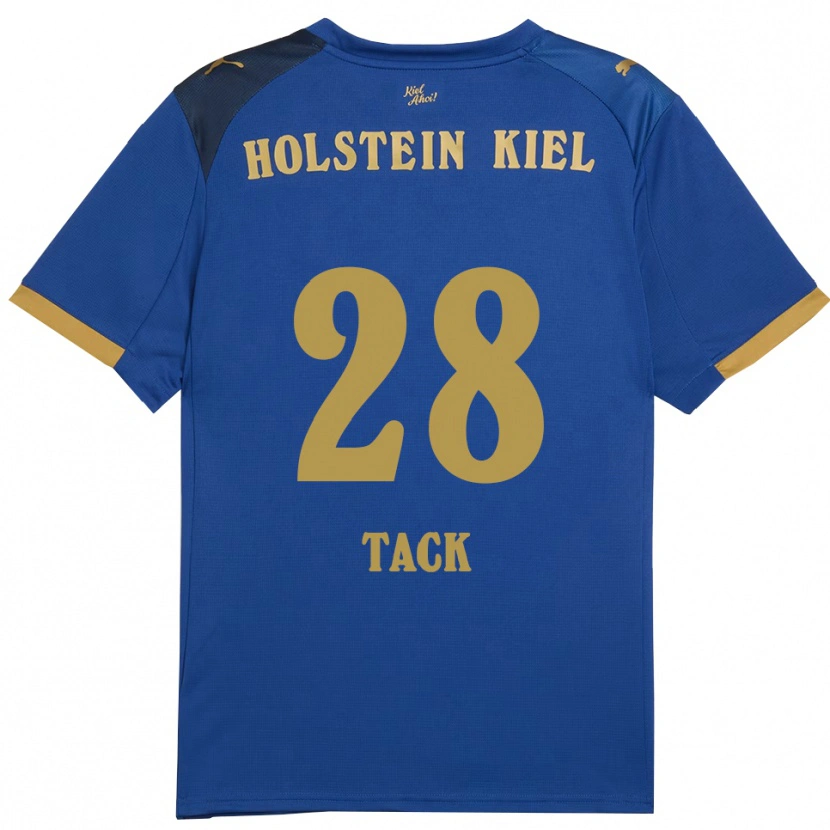 Danxen Homem Camisola Kian Tack #28 Azul Dourado Principal 2025/26 Camisa Brasil