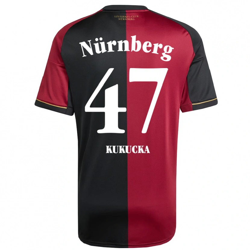 Danxen Homem Camisola Michal Kukucka #47 Borgonha Preto Principal 2025/26 Camisa Brasil