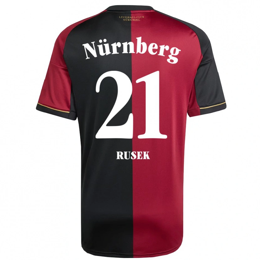Danxen Homem Camisola Larissa Rusek #21 Borgonha Preto Principal 2025/26 Camisa Brasil