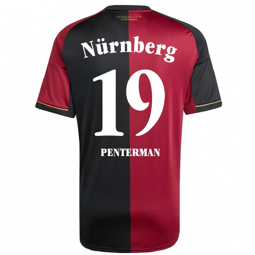 Danxen Homem Camisola Jesper Penterman #19 Borgonha Preto Principal 2025/26 Camisa Brasil