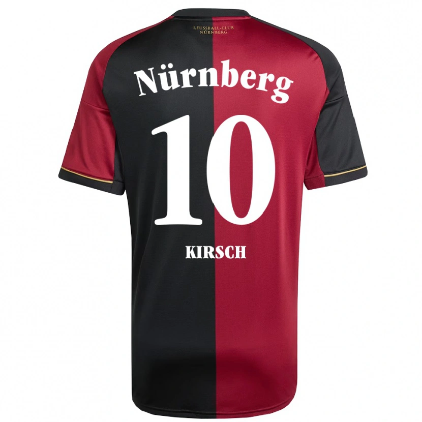 Danxen Homem Camisola Benedikt Kirsch #10 Borgonha Preto Principal 2025/26 Camisa Brasil