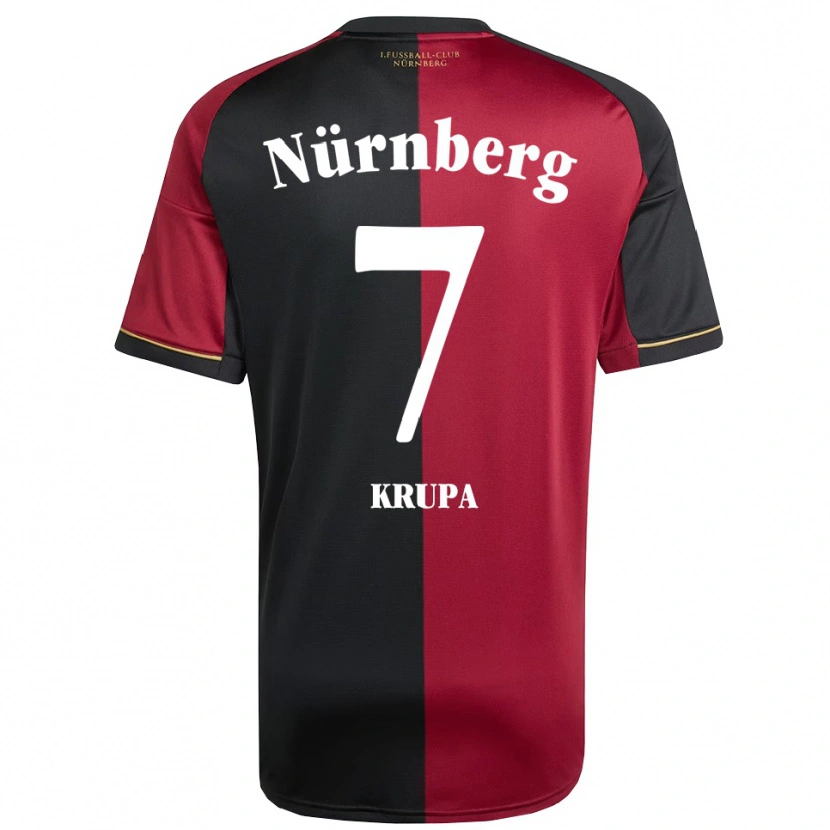 Danxen Homem Camisola Jeroen Krupa #7 Borgonha Preto Principal 2025/26 Camisa Brasil