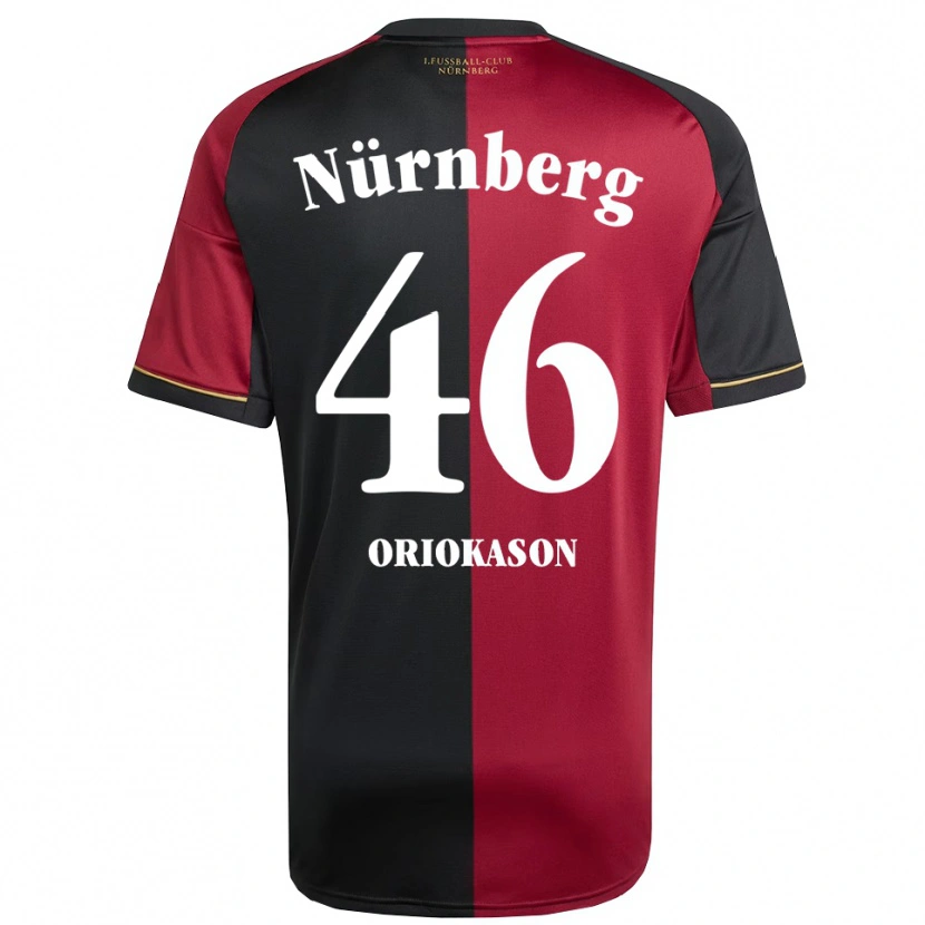 Danxen Homem Camisola Emmanuel Oriokason #46 Borgonha Preto Principal 2025/26 Camisa Brasil