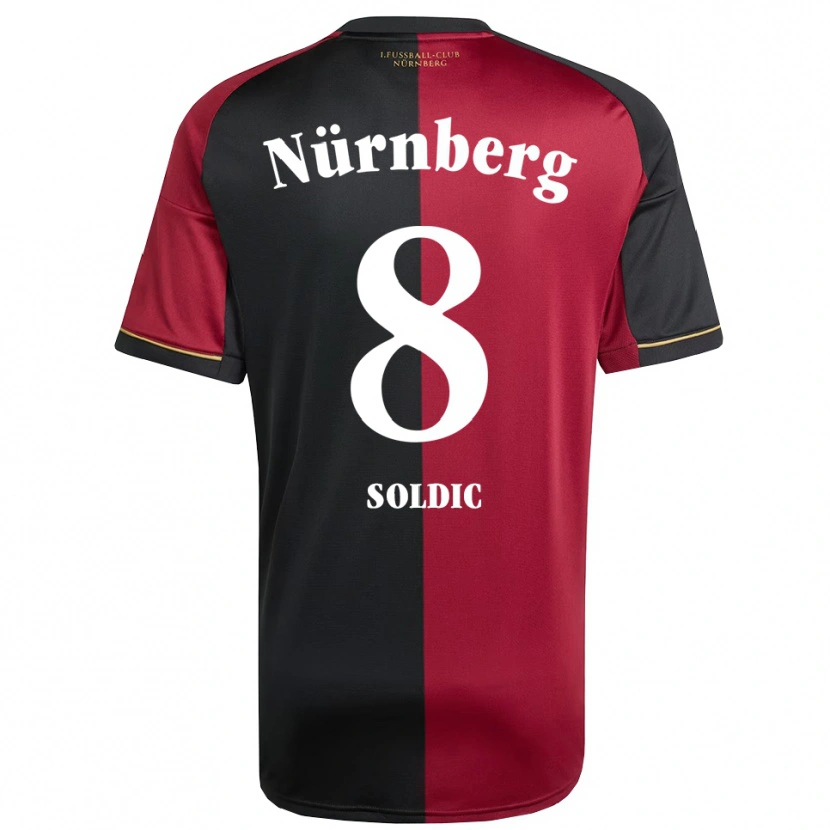 Danxen Homem Camisola Marko Soldic #8 Borgonha Preto Principal 2025/26 Camisa Brasil