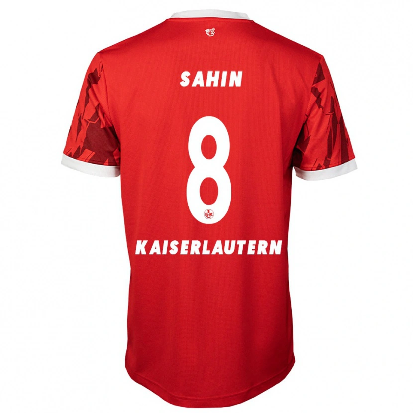 Danxen Homem Camisola Semih Sahin #8 Vermelho Branco Principal 2025/26 Camisa Brasil