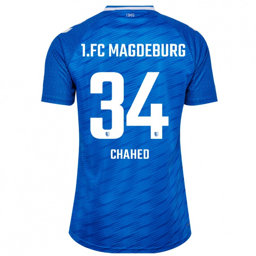 Danxen Homem Camisola Tarek Chahed #34 Azul Branco Principal 2025/26 Camisa Brasil