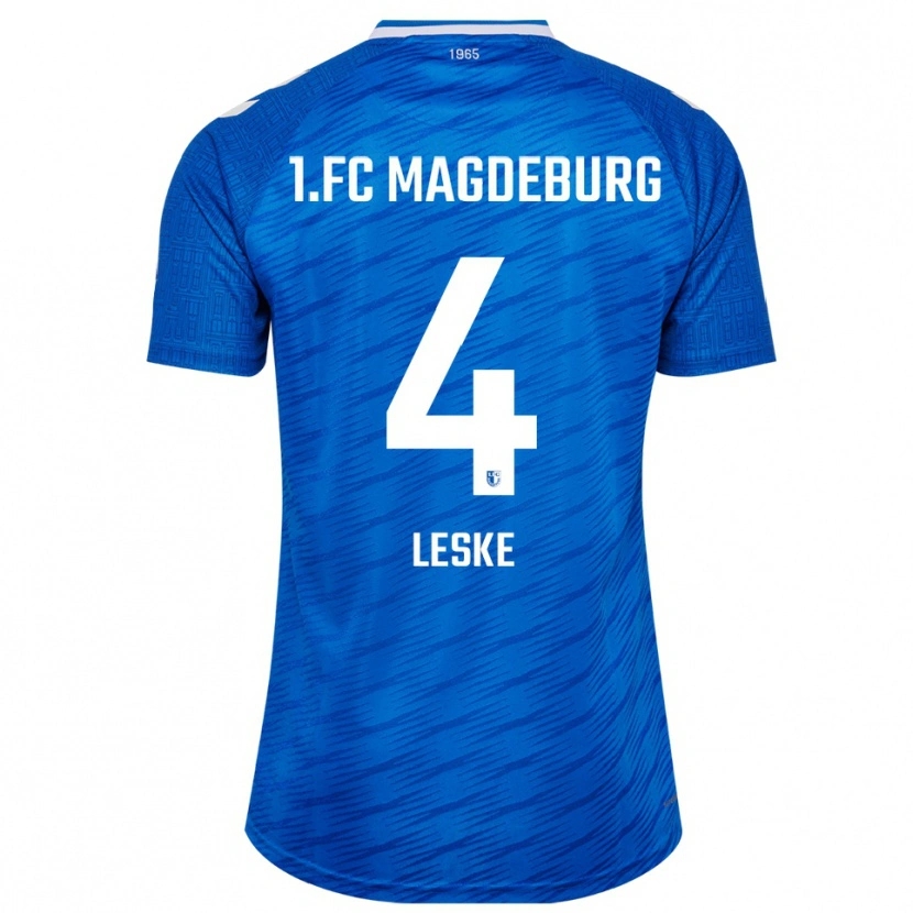 Danxen Homem Camisola Jona Leske #4 Azul Branco Principal 2025/26 Camisa Brasil