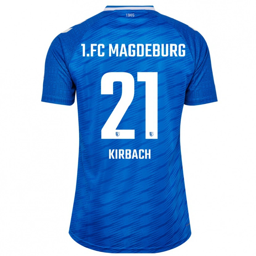 Danxen Homem Camisola Gustav Kirbach #21 Azul Branco Principal 2025/26 Camisa Brasil