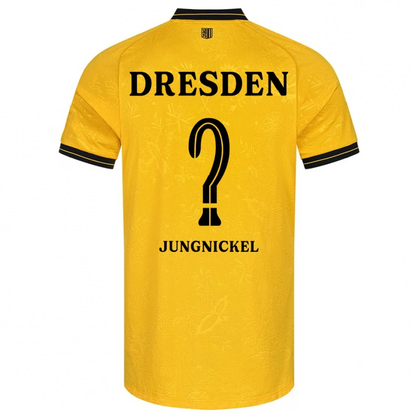 Danxen Homem Camisola Lars Jungnickel #0 Amarelo Preto Principal 2025/26 Camisa Brasil