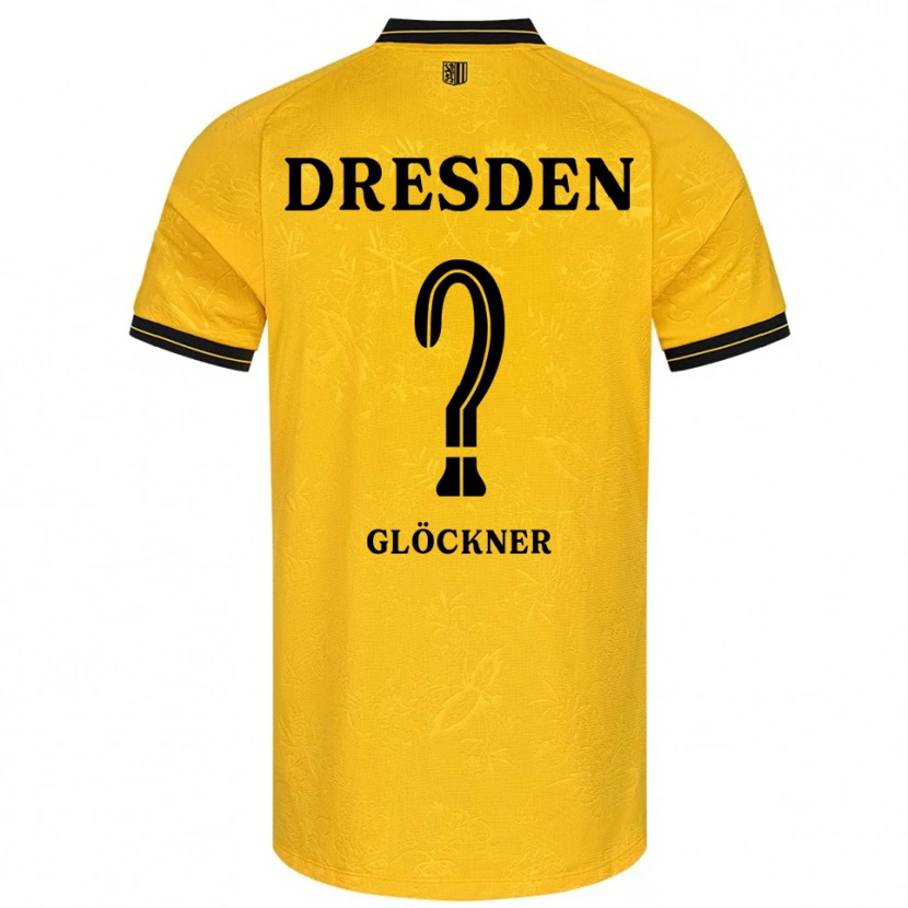 Danxen Homem Camisola Patricia Glöckner #0 Amarelo Preto Principal 2025/26 Camisa Brasil