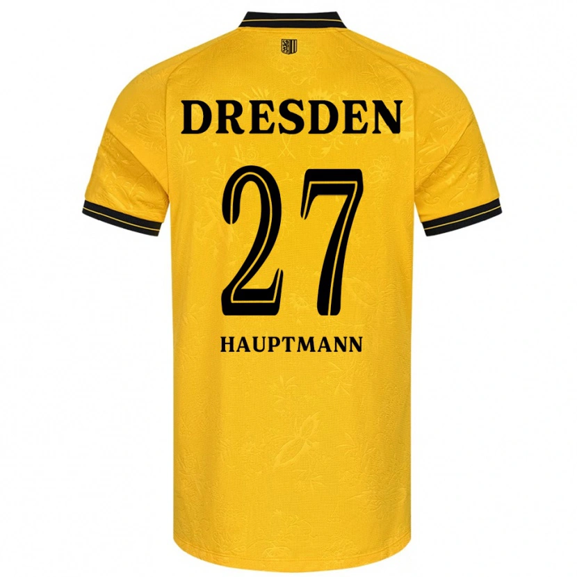 Danxen Homem Camisola Niklas Hauptmann #27 Amarelo Preto Principal 2025/26 Camisa Brasil