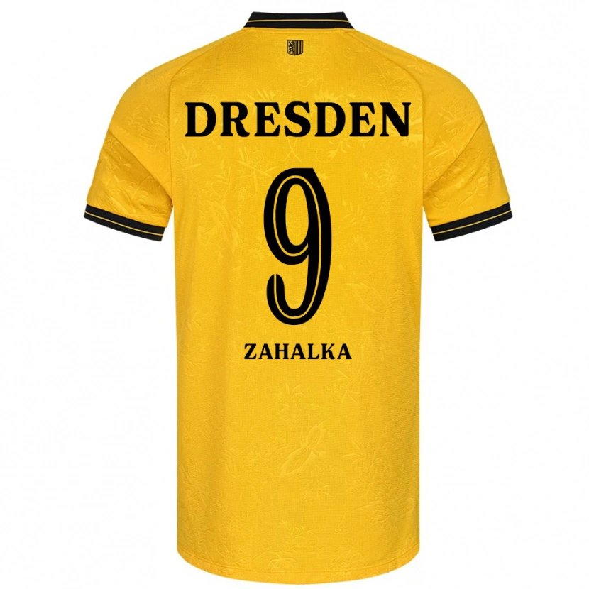 Danxen Homem Camisola Filip Zahalka #9 Amarelo Preto Principal 2025/26 Camisa Brasil