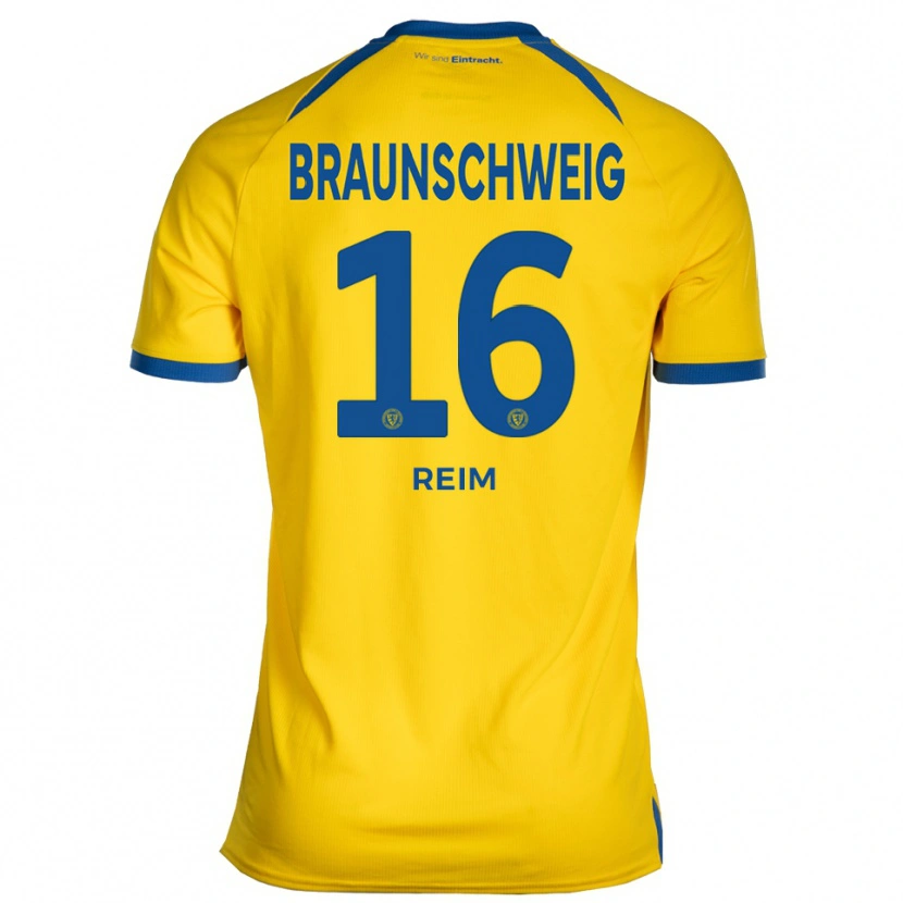 Danxen Homem Camisola Marcel Reim #16 Amarelo Azul Principal 2025/26 Camisa Brasil