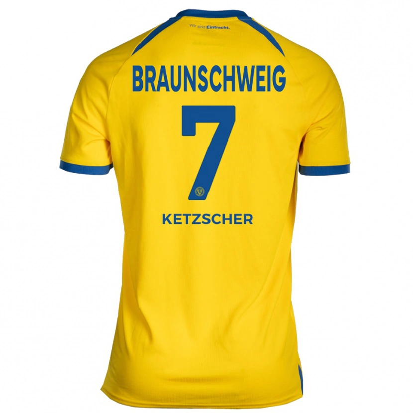 Danxen Homem Camisola Mika Ketzscher #7 Amarelo Azul Principal 2025/26 Camisa Brasil