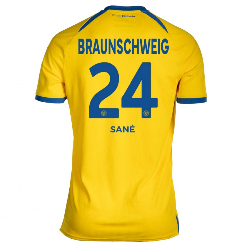 Danxen Homem Camisola Sidi Sané #24 Amarelo Azul Principal 2025/26 Camisa Brasil