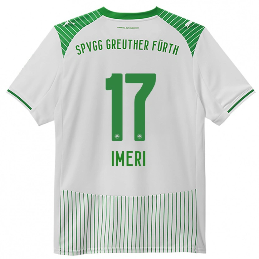 Danxen Homem Camisola Adem Imeri #17 Branco Verde Principal 2025/26 Camisa Brasil